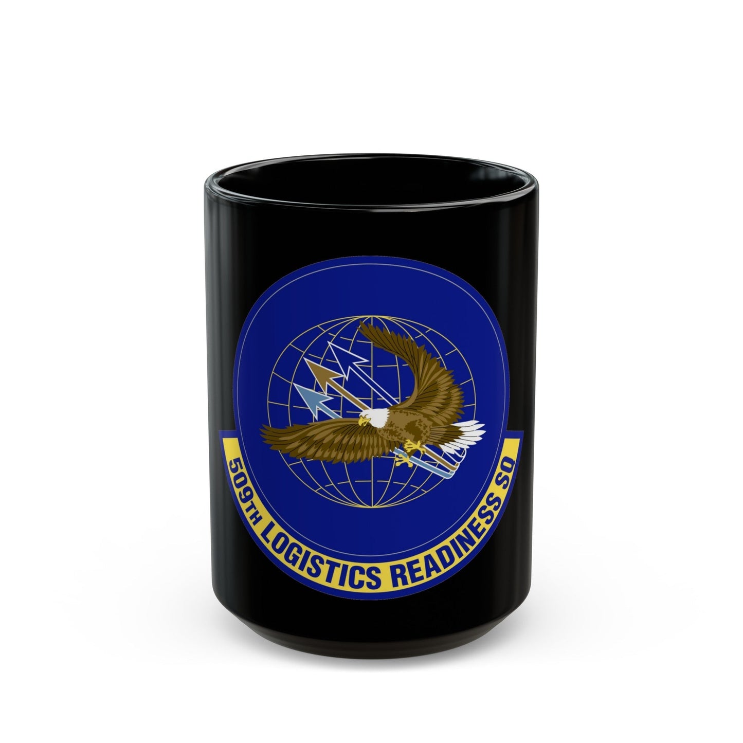 509th Logistics Readiness Squadron (U.S. Air Force) Black Coffee Mug-15oz-The Sticker Space