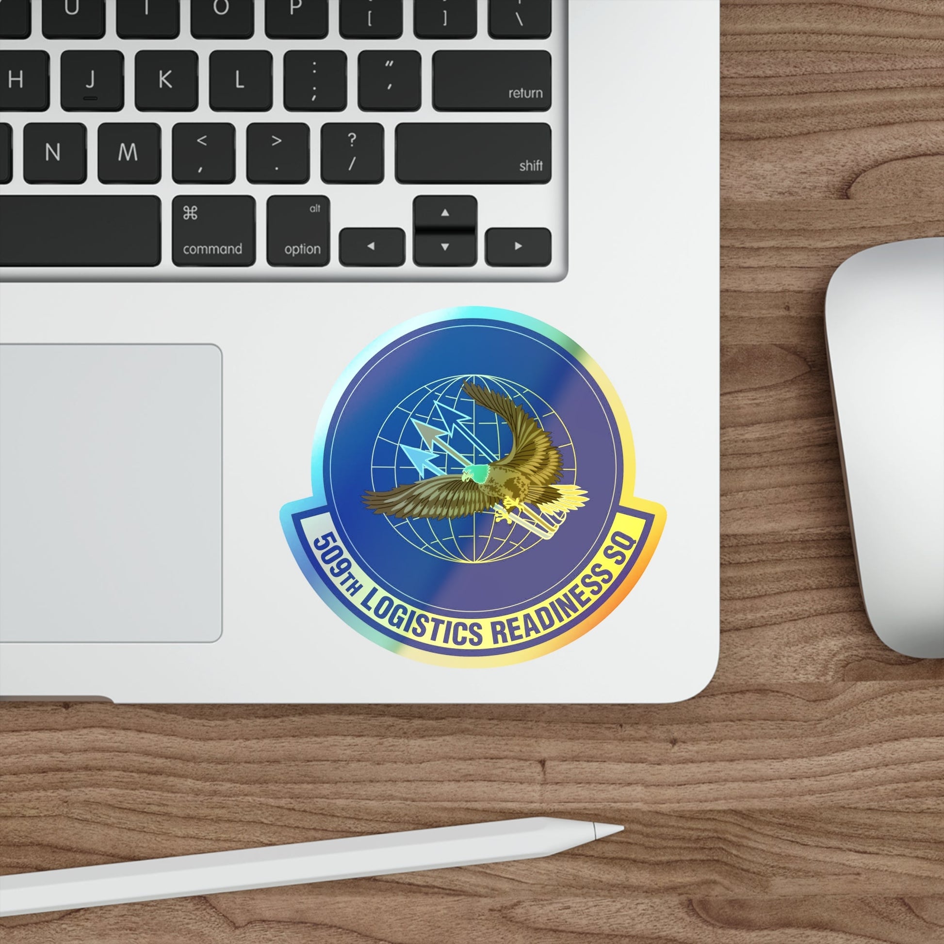 509th Logistics Readiness Squadron (U.S. Air Force) Holographic STICKER Die-Cut Vinyl Decal-The Sticker Space