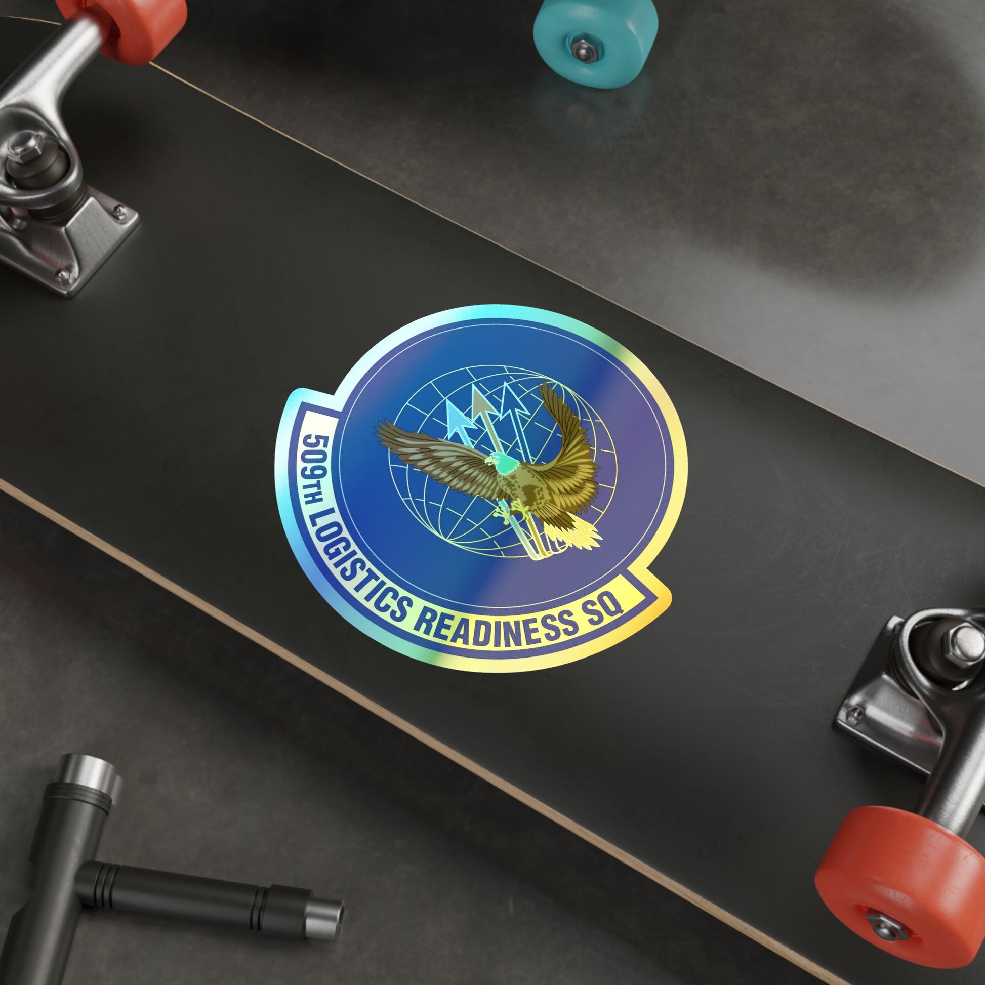 509th Logistics Readiness Squadron (U.S. Air Force) Holographic STICKER Die-Cut Vinyl Decal-The Sticker Space