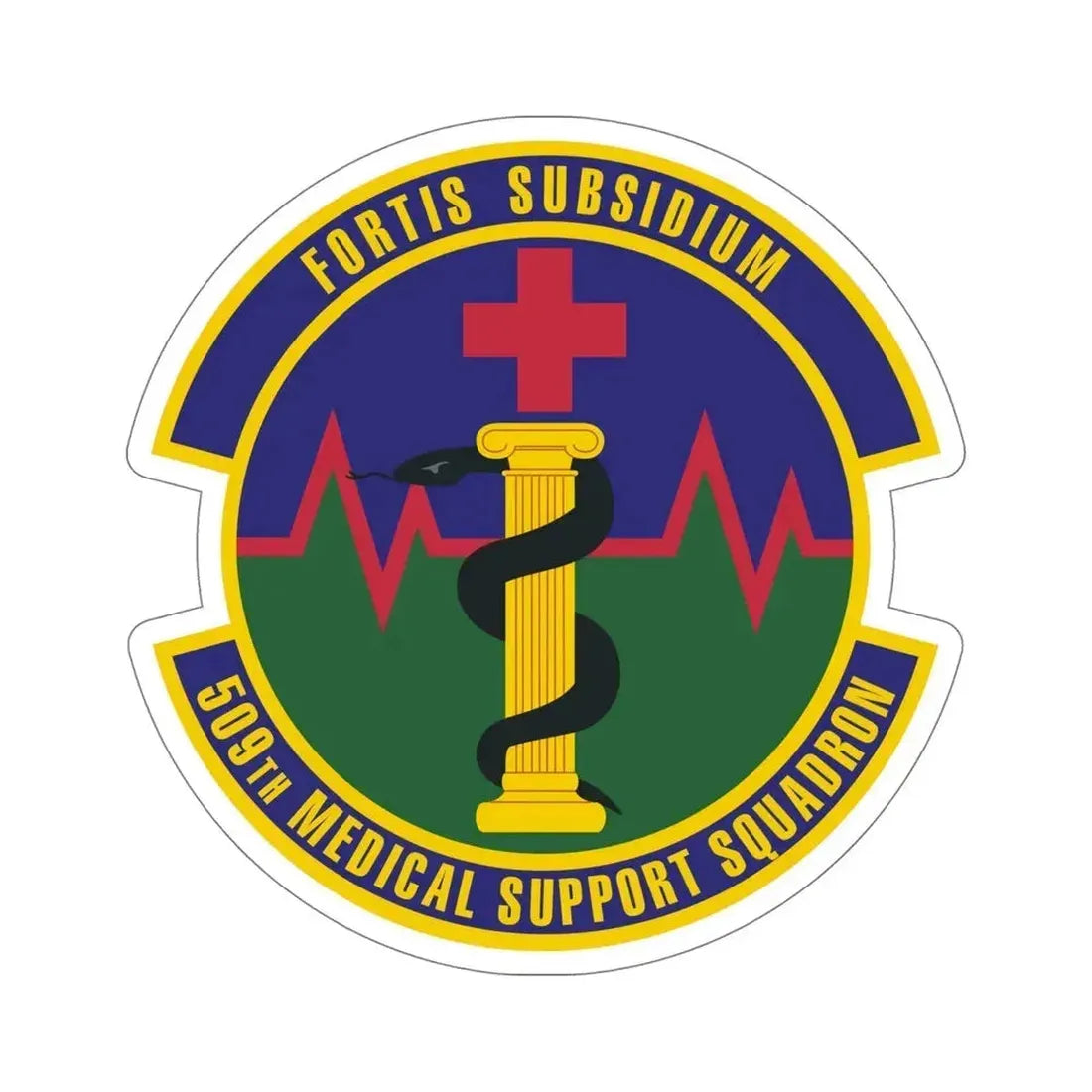 509th Medical Support Squadron (U.S. Air Force) STICKER Vinyl Die-Cut Decal 6 Inch - The Sticker Space