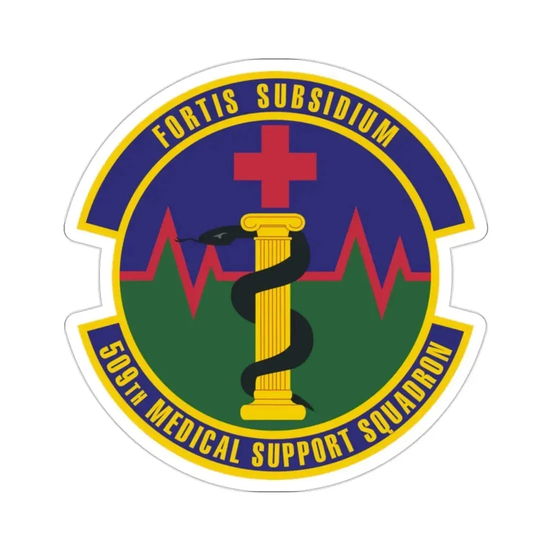 509th Medical Support Squadron (U.S. Air Force) STICKER Vinyl Die-Cut Decal - The Sticker Space