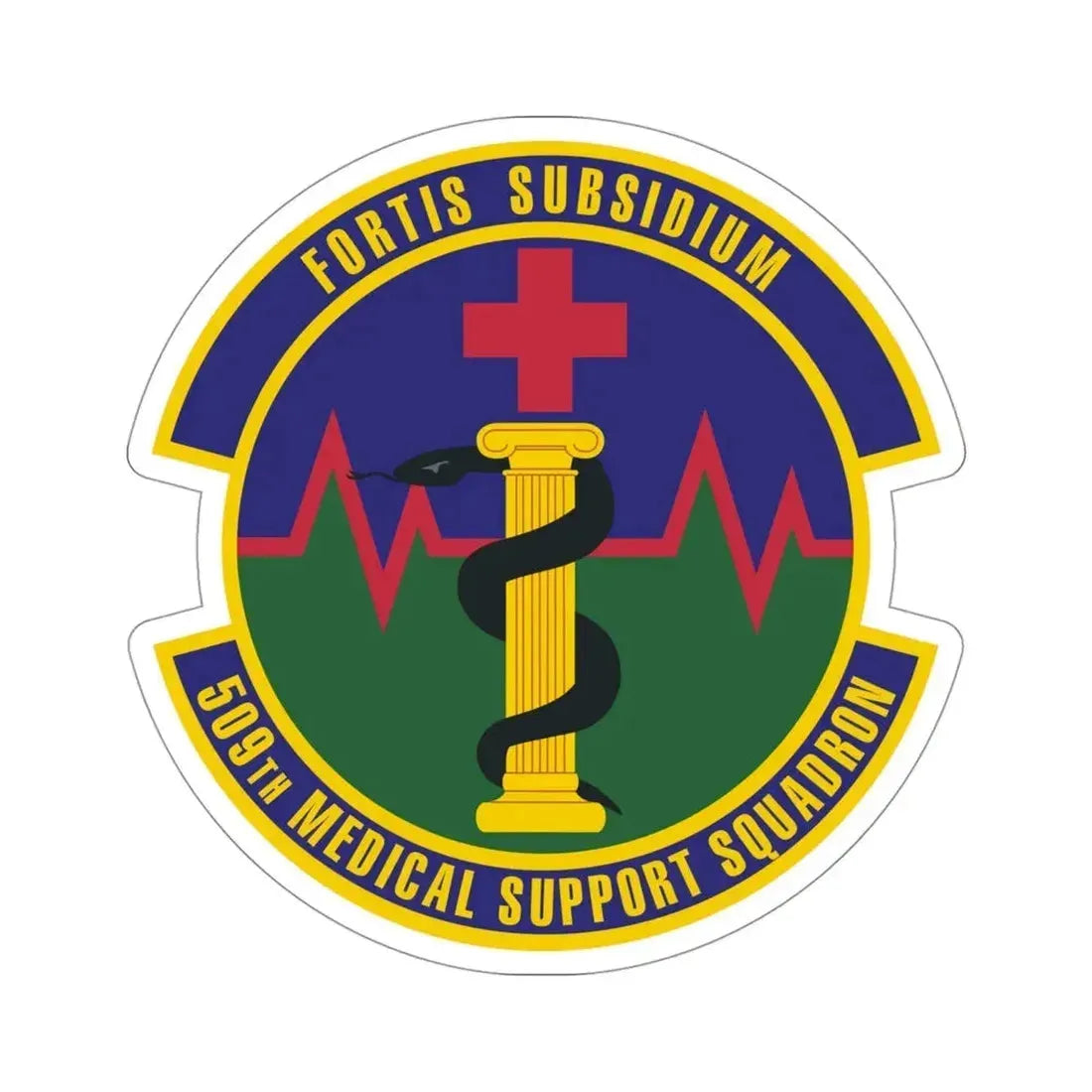 509th Medical Support Squadron (U.S. Air Force) STICKER Vinyl Die-Cut Decal - The Sticker Space