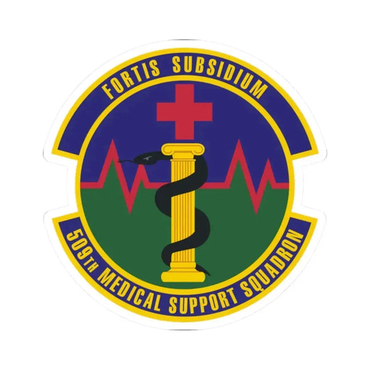509th Medical Support Squadron (U.S. Air Force) STICKER Vinyl Kiss-Cut Decal 2 Inch White - The Sticker Space
