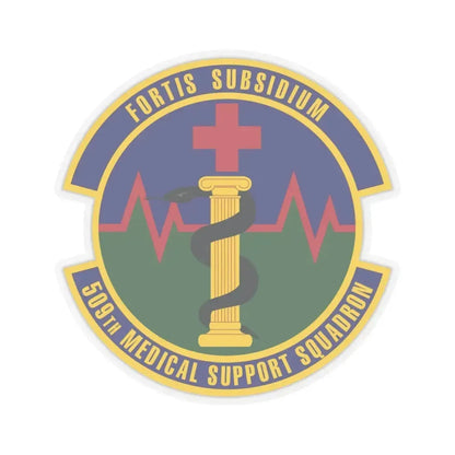 509th Medical Support Squadron (U.S. Air Force) STICKER Vinyl Kiss-Cut Decal 4 Inch Transparent - The Sticker Space