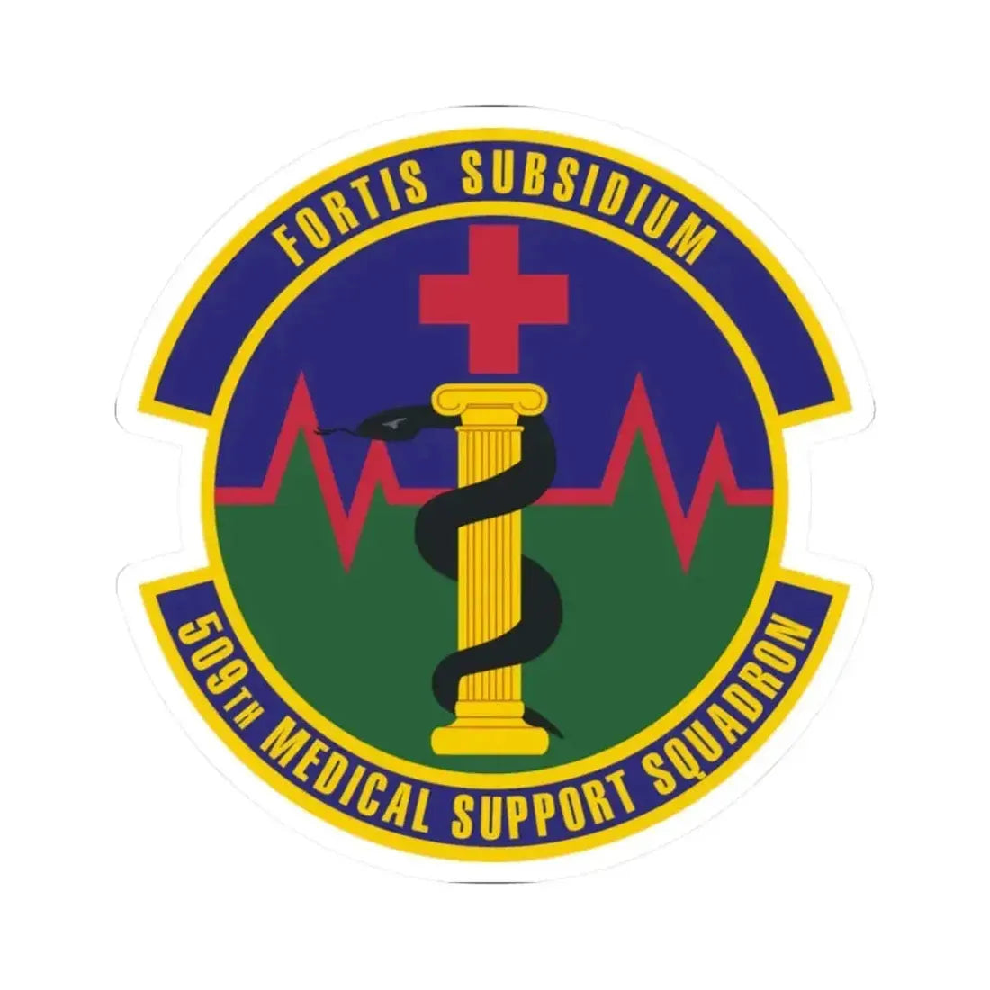 509th Medical Support Squadron (U.S. Air Force) STICKER Vinyl Kiss-Cut Decal - The Sticker Space