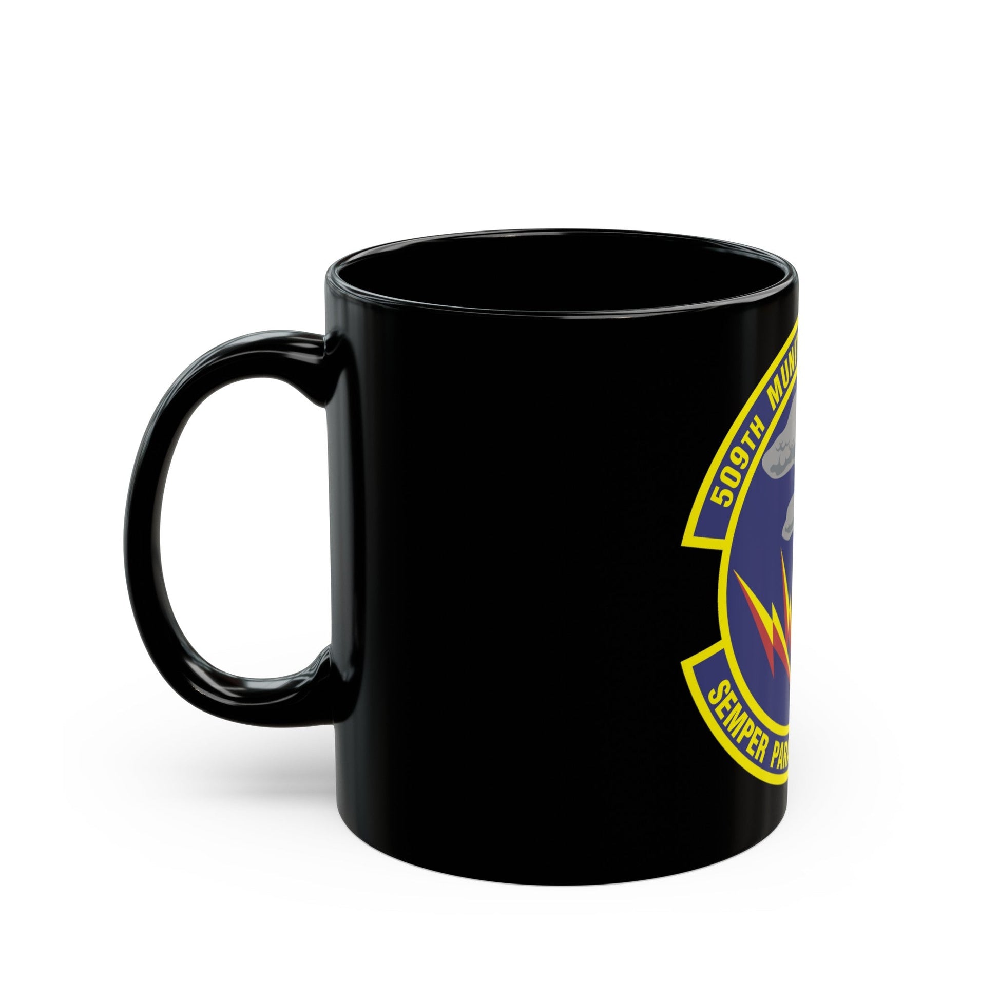 509th Munitions Squadron (U.S. Air Force) Black Coffee Mug-The Sticker Space