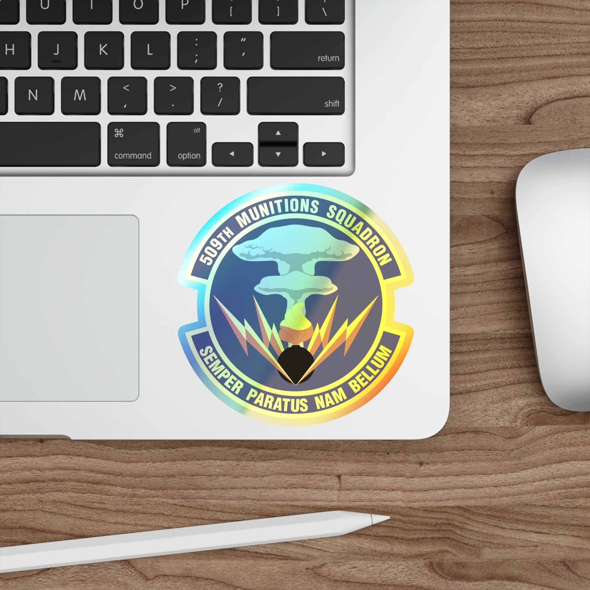 509th Munitions Squadron (U.S. Air Force) Holographic STICKER Die-Cut Vinyl Decal-The Sticker Space