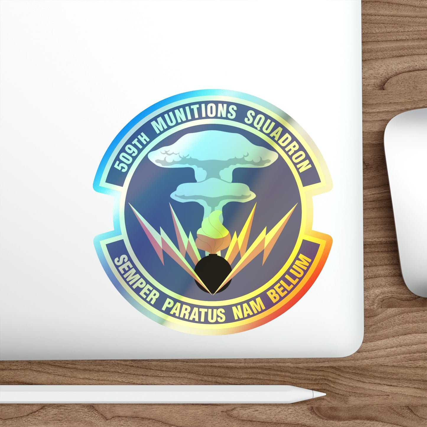 509th Munitions Squadron (U.S. Air Force) Holographic STICKER Die-Cut Vinyl Decal-The Sticker Space