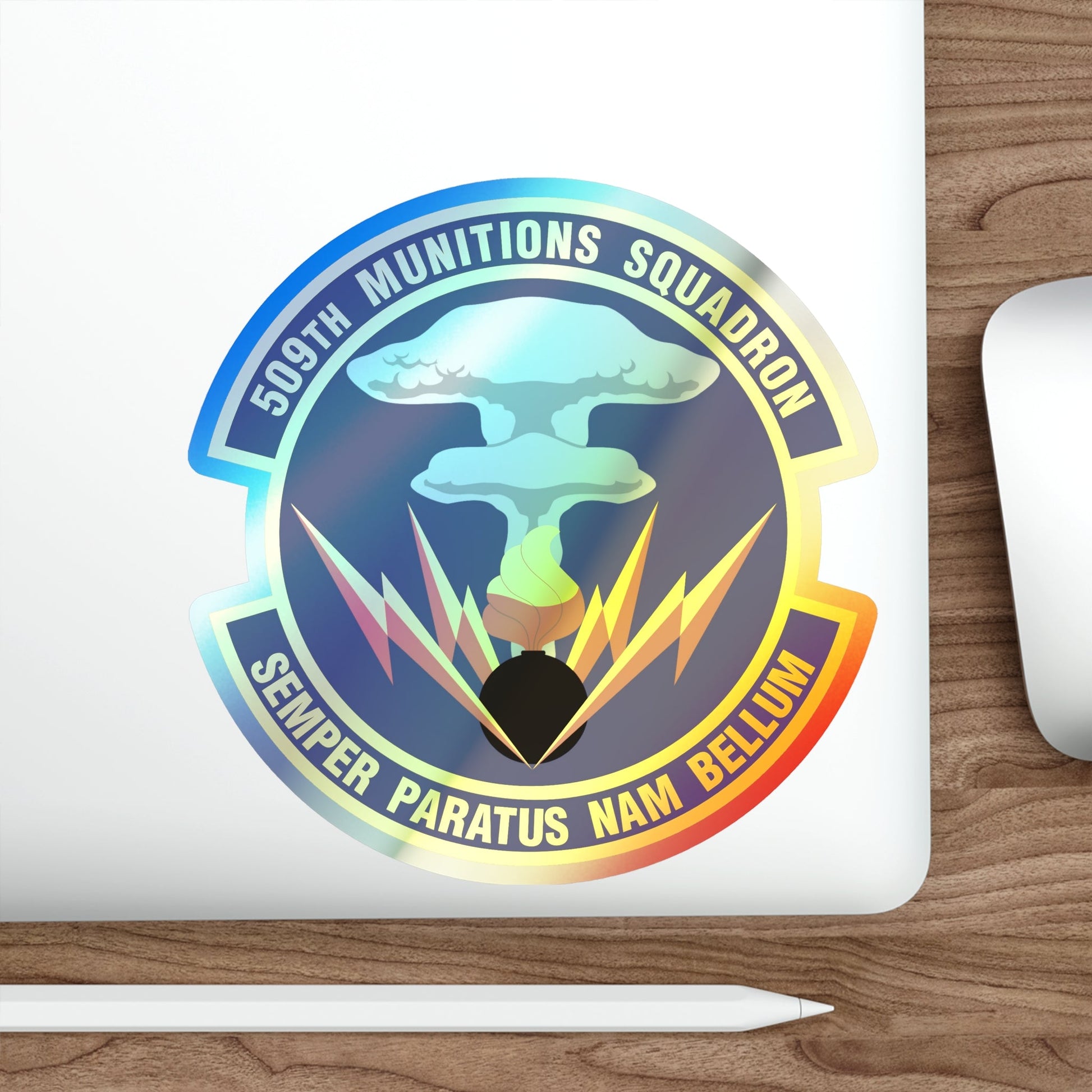 509th Munitions Squadron (U.S. Air Force) Holographic STICKER Die-Cut Vinyl Decal-The Sticker Space