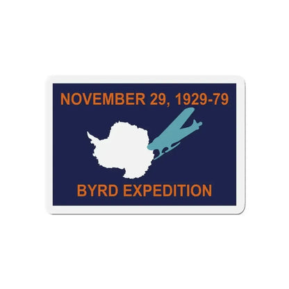 50th Anniversary Commemorative Flag of Byrd's First Antarctic Expedition - Refrigerator Magnet - The Sticker Space