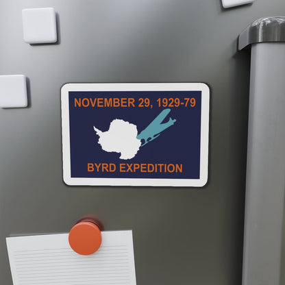 50th Anniversary Commemorative Flag of Byrd's First Antarctic Expedition - Die-Cut Magnet-The Sticker Space