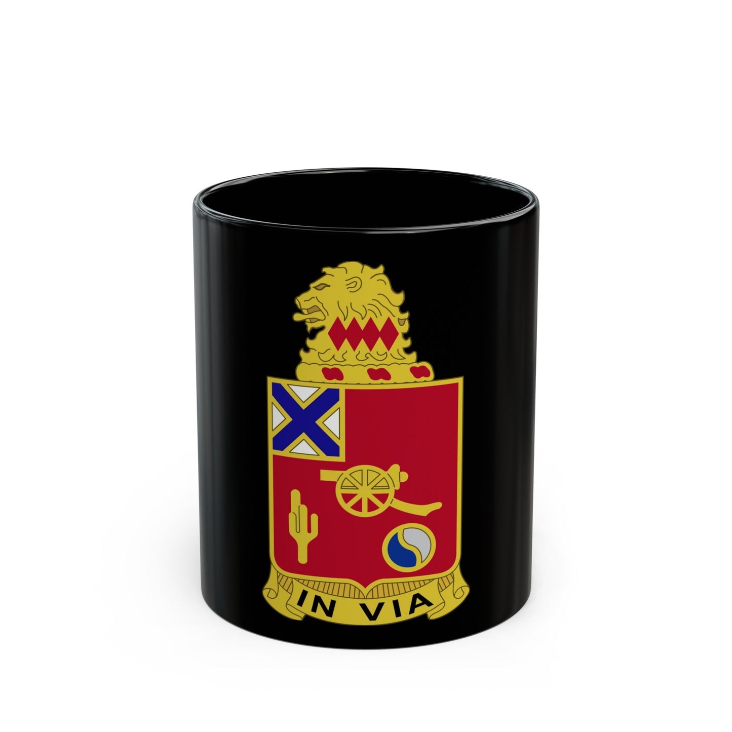 50th Armor Regiment (U.S. Army) Black Coffee Mug-11oz-The Sticker Space