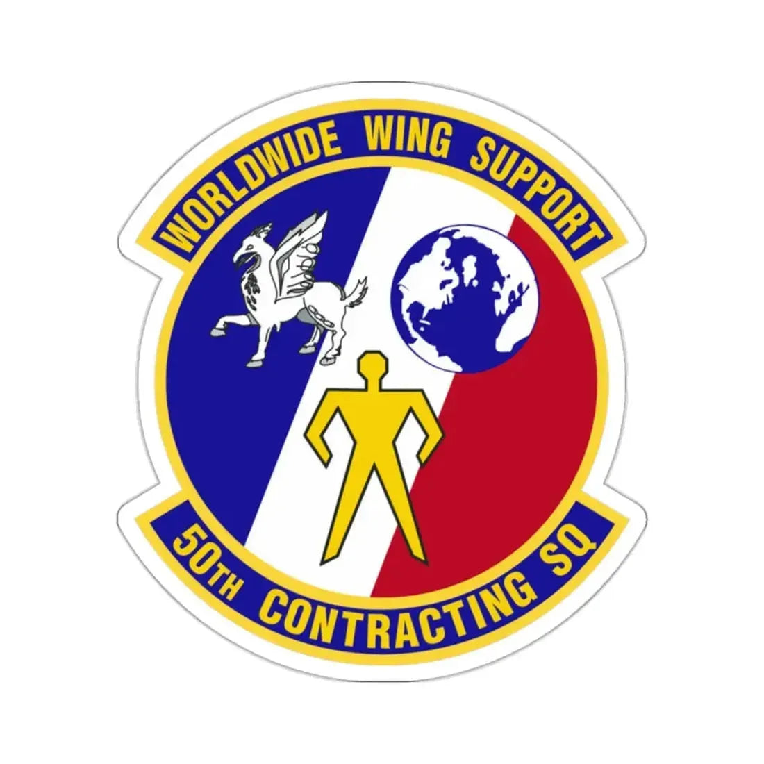 50th Contracting Squadron (U.S. Air Force) STICKER Vinyl Kiss-Cut Decal - The Sticker Space