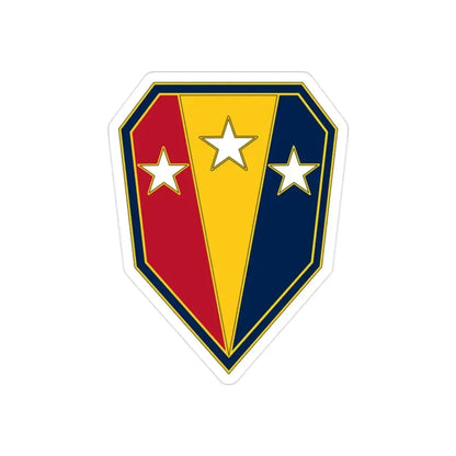 50TH INFANTRY BRIGADE COMBAT TEAM (U.S. Army) REVERSE PRINT Transparent Die-Cut STICKER - The Sticker Space