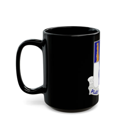 50th Infantry Regiment (U.S. Army) Black Coffee Mug-The Sticker Space