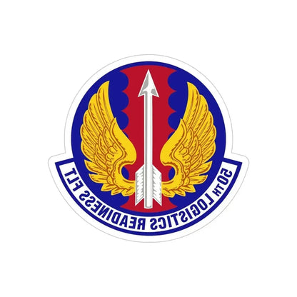50th Logistics Readiness Flight (U.S. Air Force) REVERSE PRINT Transparent Die-Cut STICKER - The Sticker Space