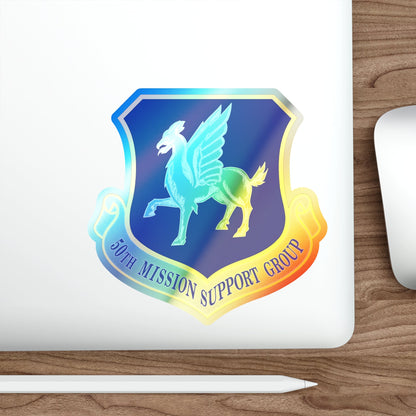 50th Mission Support Group (U.S. Air Force) Holographic STICKER Die-Cut Vinyl Decal-The Sticker Space