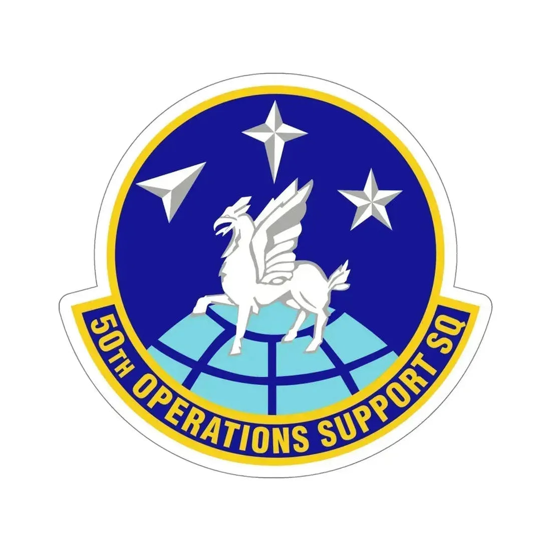 50th Operations Support Squadron (U.S. Air Force) STICKER Vinyl Die-Cut Decal 6 Inch - The Sticker Space
