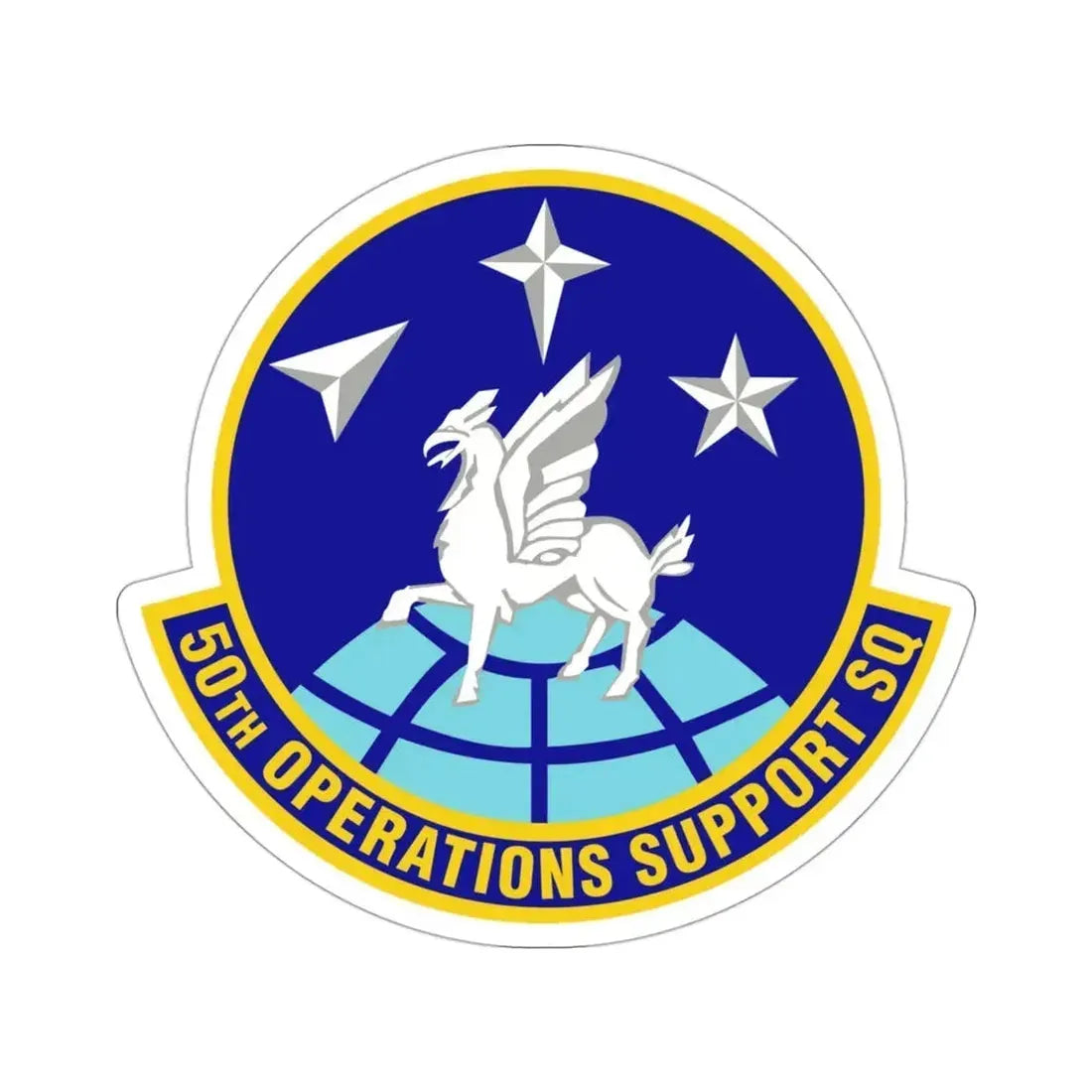 50th Operations Support Squadron (U.S. Air Force) STICKER Vinyl Die-Cut Decal - The Sticker Space