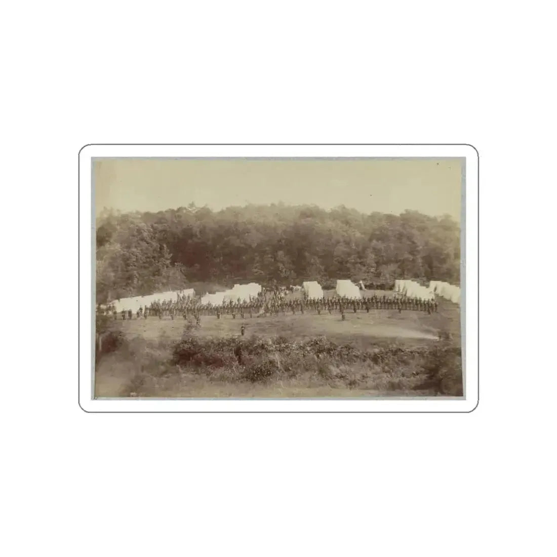 50th Pennsylvania Infantry, Gettysburg, Pa., July, 1865 (U.S. Civil War) STICKER Vinyl Die-Cut Decal White Die-Cut 3 Inch - The Sticker Space