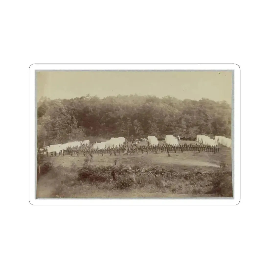 50Th Pennsylvania Infantry, Gettysburg, Pa., July, 1865 (U.S. Civil War) STICKER Vinyl Kiss-Cut Decal 4 Inch White - The Sticker Space