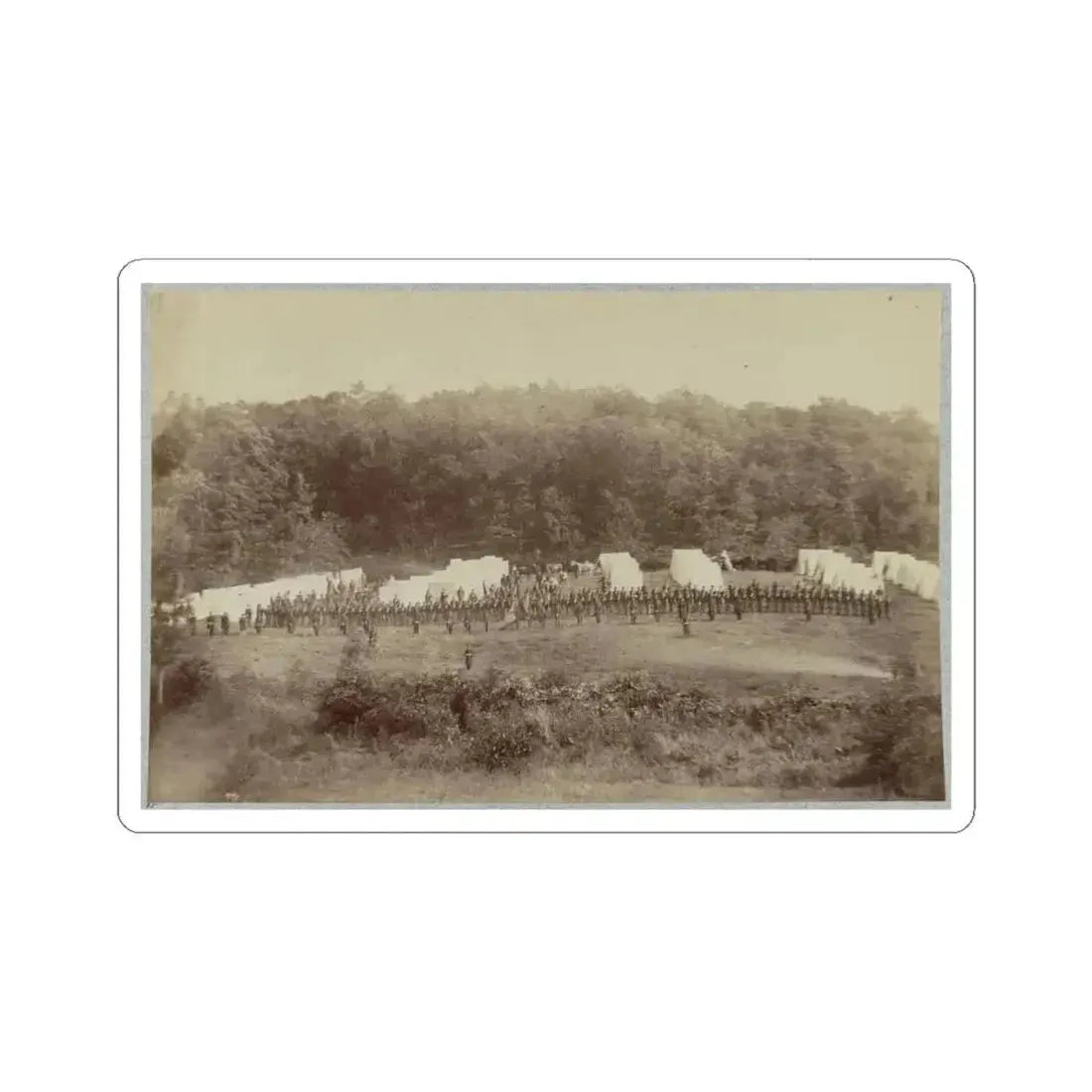 50Th Pennsylvania Infantry, Gettysburg, Pa., July, 1865 (U.S. Civil War) STICKER Vinyl Kiss-Cut Decal 6 Inch White - The Sticker Space