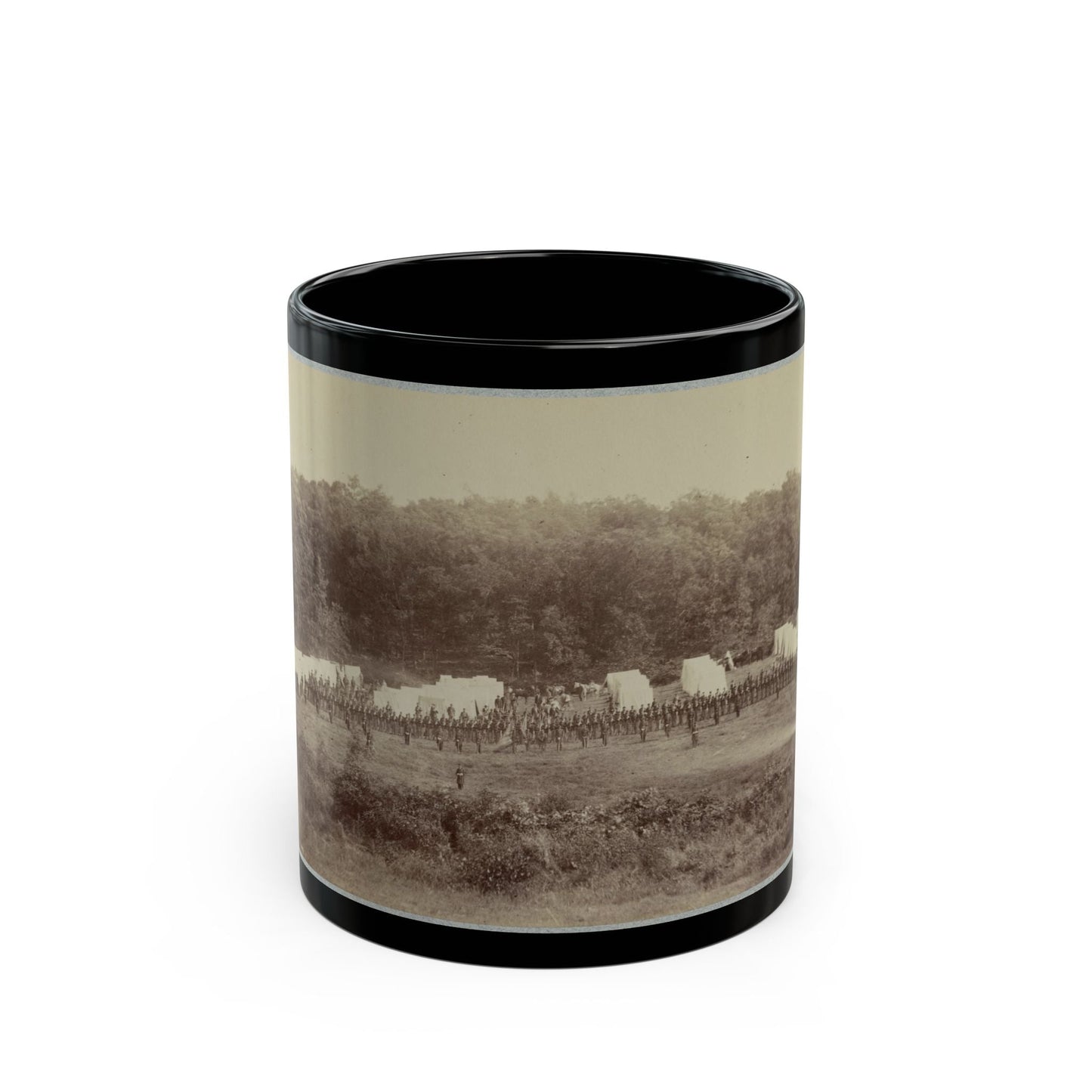 50th Pennsylvania Infantry, Gettysburg, Pa., July, 1865 (U.S. Civil War) Black Coffee Mug