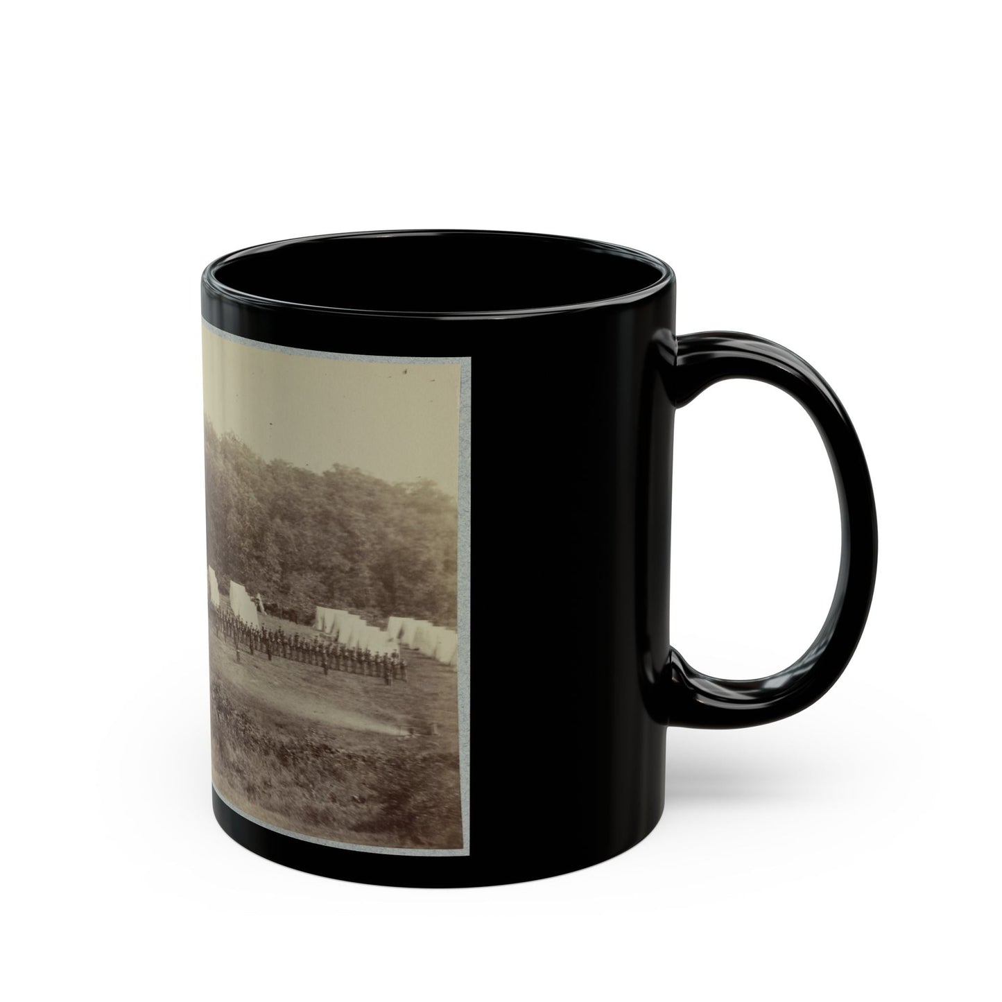 50th Pennsylvania Infantry, Gettysburg, Pa., July, 1865 (U.S. Civil War) Black Coffee Mug