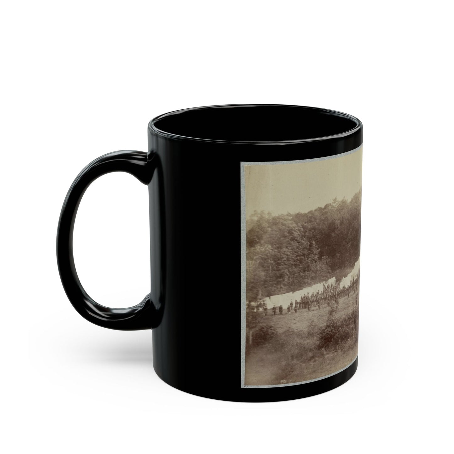 50th Pennsylvania Infantry, Gettysburg, Pa., July, 1865 (U.S. Civil War) Black Coffee Mug