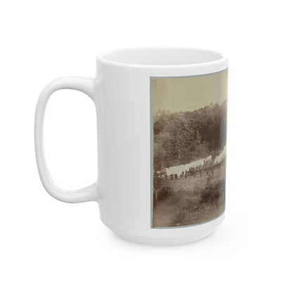 50th Pennsylvania Infantry, Gettysburg, Pa., July, 1865 (U.S. Civil War) White Coffee Mug