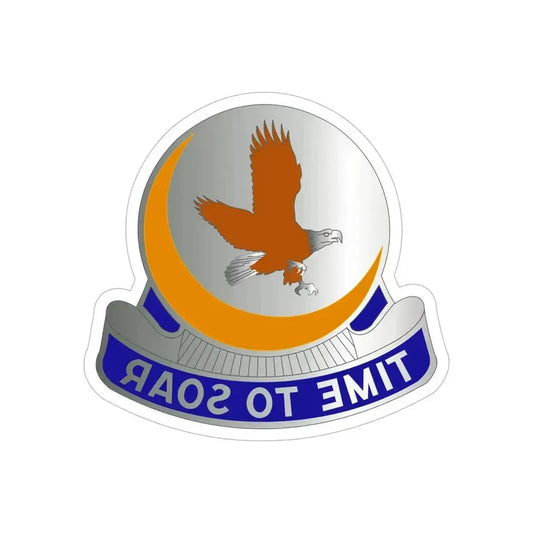 51 Aviation Group (U.S. Army) REVERSE PRINT Transparent Die-Cut STICKER 6 Inch Die-Cut Transparent - The Sticker Space