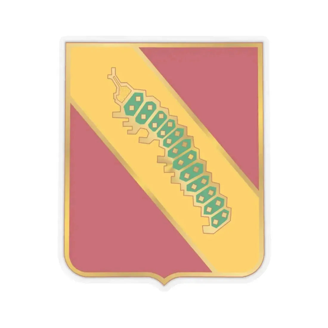 51 Coast Artillery Regiment (U.S. Army) STICKER Vinyl Kiss-Cut Decal 2 Inch Transparent - The Sticker Space