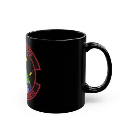 51 Combat Communications Squadron ACC (U.S. Air Force) Black Coffee Mug-The Sticker Space