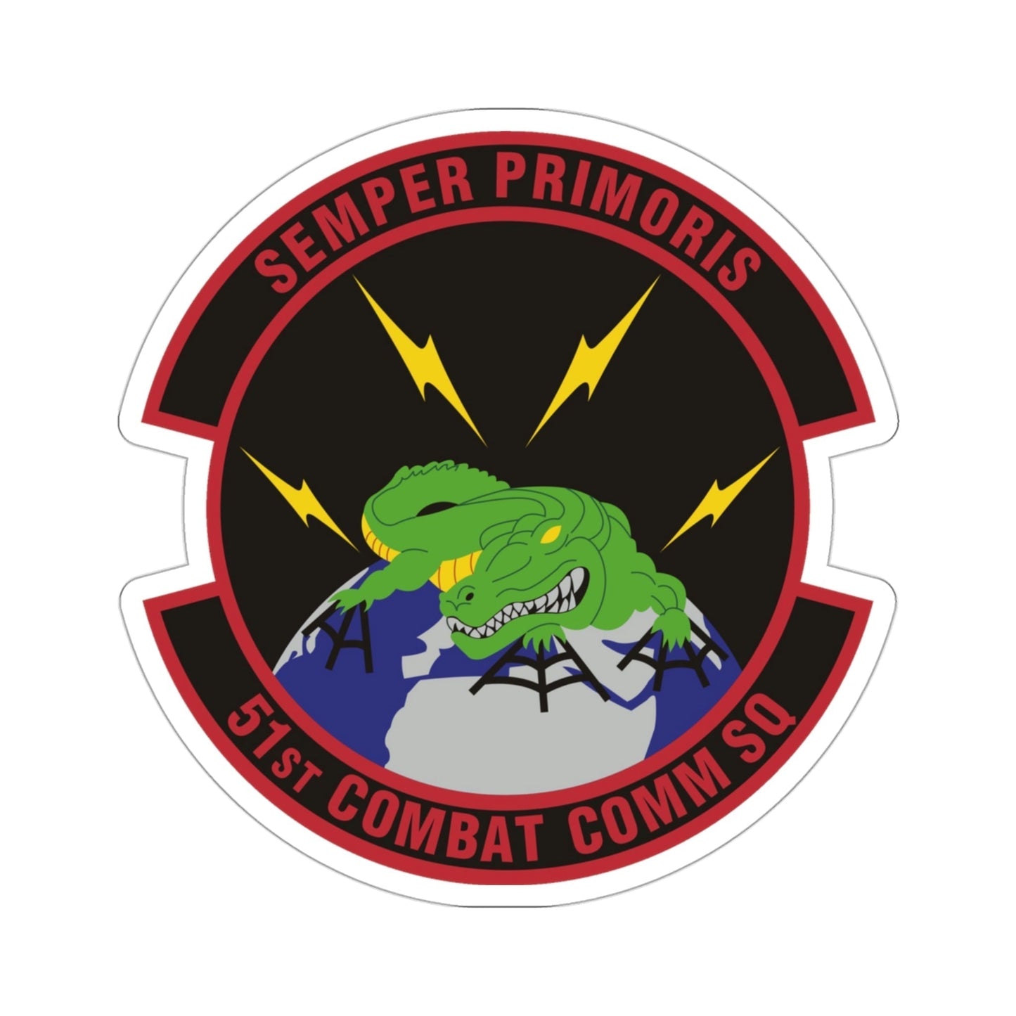 51 Combat Communications Squadron ACC (U.S. Air Force) STICKER Vinyl Die-Cut Decal-3 Inch-The Sticker Space