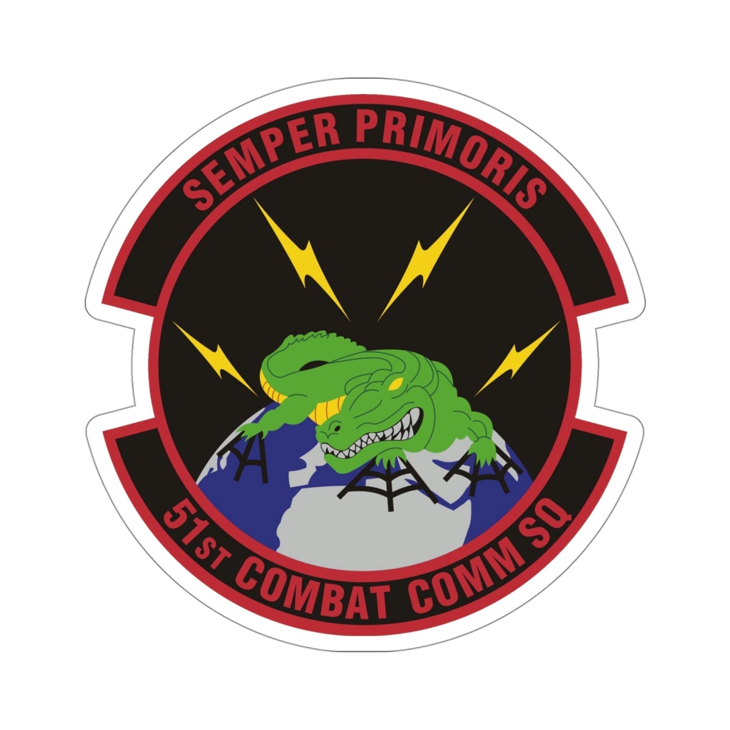 51 Combat Communications Squadron ACC (U.S. Air Force) STICKER Vinyl Die-Cut Decal-4 Inch-The Sticker Space