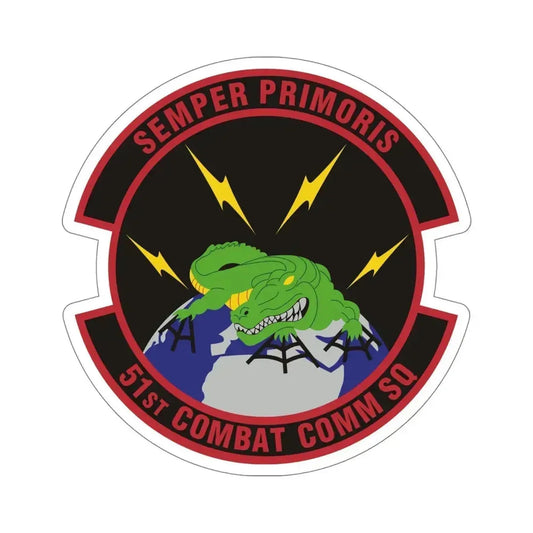 51 Combat Communications Squadron ACC (U.S. Air Force) STICKER Vinyl Die-Cut Decal 6 Inch - The Sticker Space