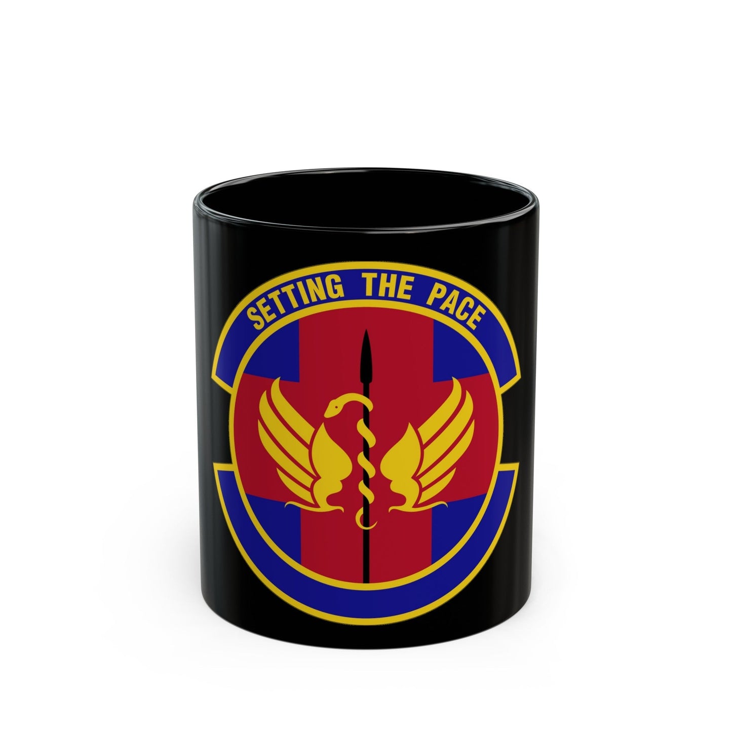 51 Operational Medical Readiness Squadron PACAF (U.S. Air Force) Black Coffee Mug-11oz-The Sticker Space