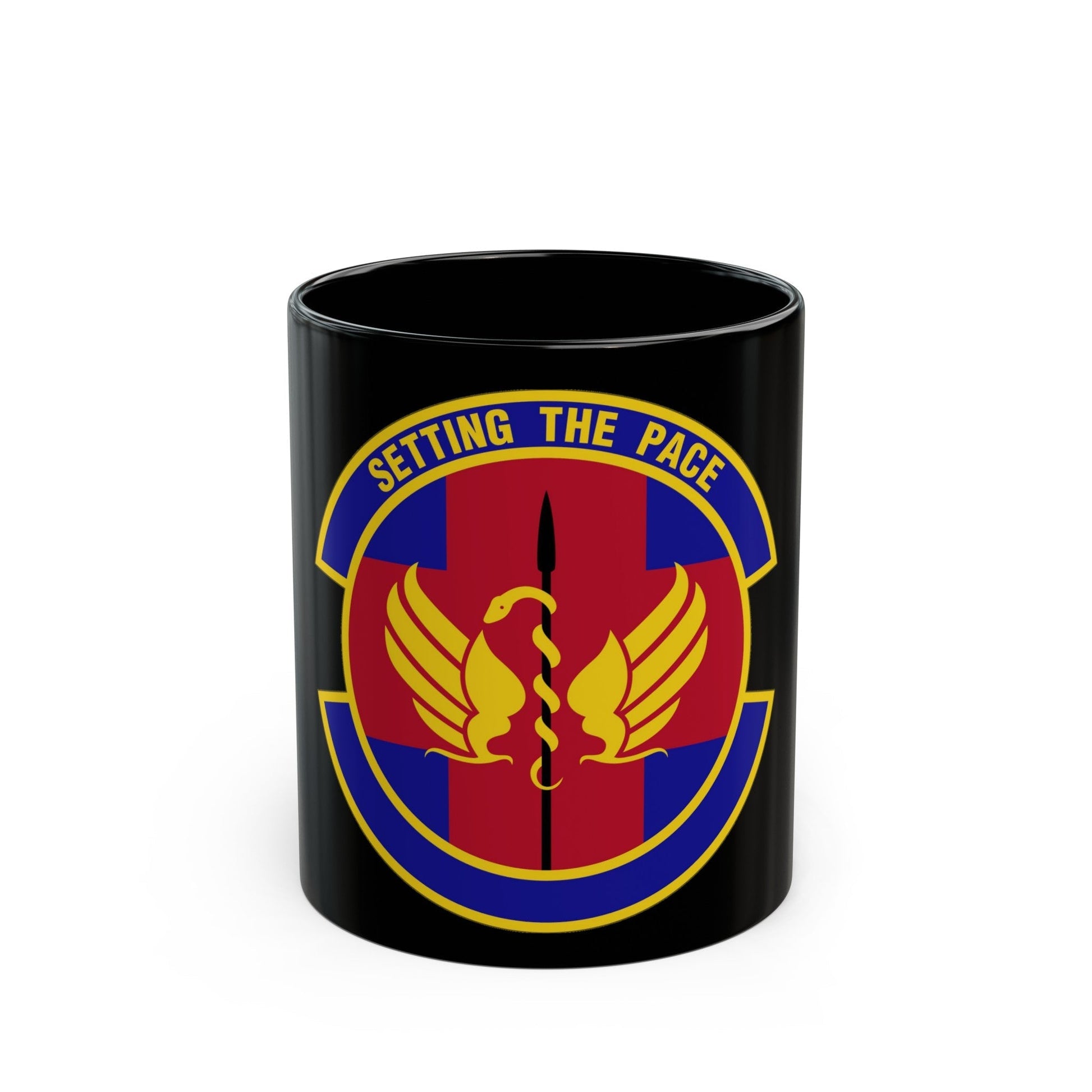 51 Operational Medical Readiness Squadron PACAF (U.S. Air Force) Black Coffee Mug-11oz-The Sticker Space