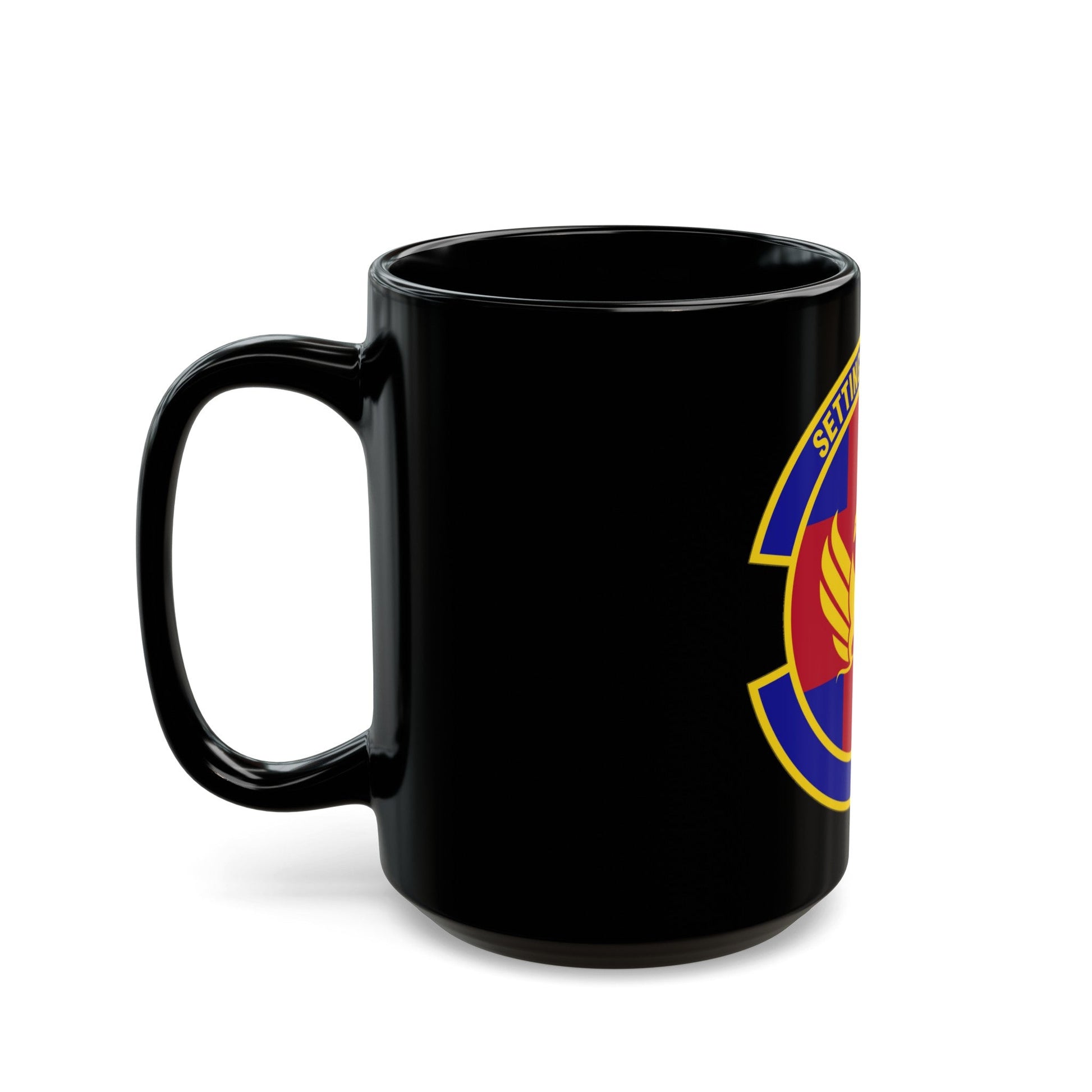 51 Operational Medical Readiness Squadron PACAF (U.S. Air Force) Black Coffee Mug-The Sticker Space