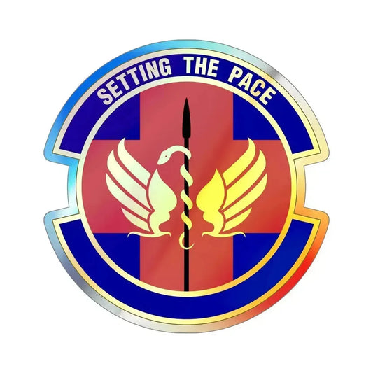 51 Operational Medical Readiness Squadron PACAF (U.S. Air Force) Holographic STICKER Die-Cut Vinyl Decal 6 Inch - The Sticker Space