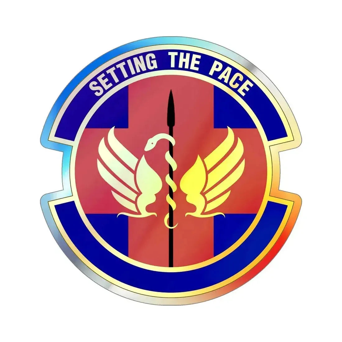 51 Operational Medical Readiness Squadron PACAF (U.S. Air Force) Holographic STICKER Die-Cut Vinyl Decal - The Sticker Space