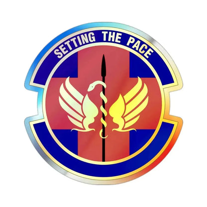 51 Operational Medical Readiness Squadron PACAF (U.S. Air Force) Holographic STICKER Die-Cut Vinyl Decal - The Sticker Space