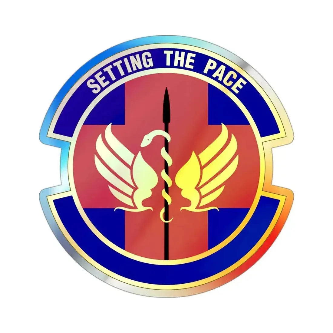 51 Operational Medical Readiness Squadron PACAF (U.S. Air Force) Holographic STICKER Die-Cut Vinyl Decal - The Sticker Space