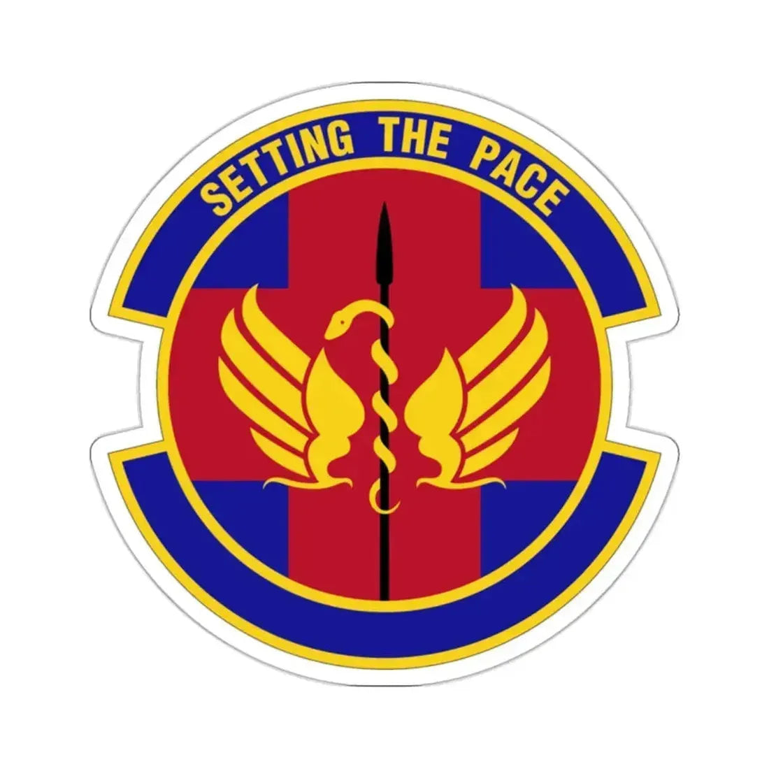 51 Operational Medical Readiness Squadron PACAF (U.S. Air Force) STICKER Vinyl Kiss-Cut Decal 2 Inch White - The Sticker Space