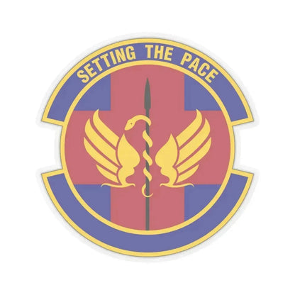 51 Operational Medical Readiness Squadron PACAF (U.S. Air Force) STICKER Vinyl Kiss-Cut Decal 4 Inch Transparent - The Sticker Space