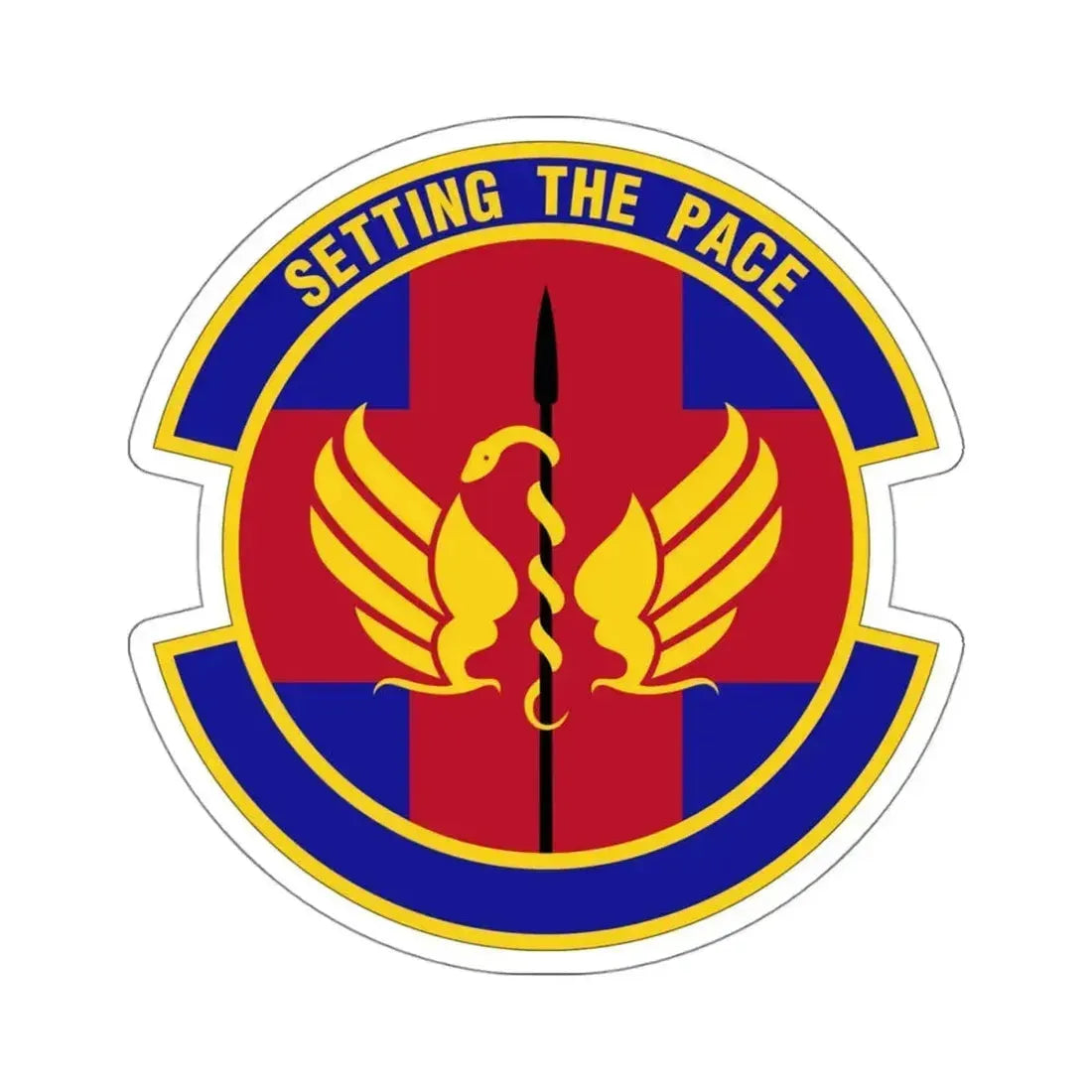 51 Operational Medical Readiness Squadron PACAF (U.S. Air Force) STICKER Vinyl Kiss-Cut Decal 4 Inch White - The Sticker Space