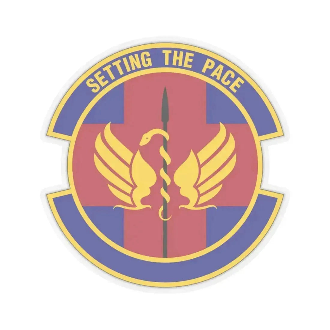 51 Operational Medical Readiness Squadron PACAF (U.S. Air Force) STICKER Vinyl Kiss-Cut Decal 6 Inch Transparent - The Sticker Space