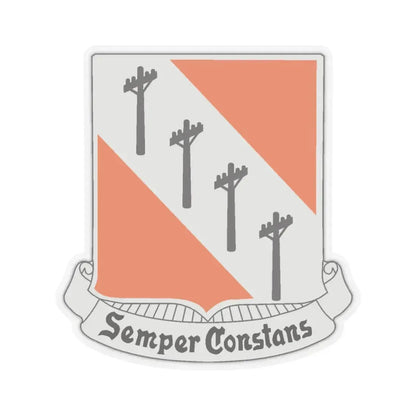 51 Signal Battalion (U.S. Army) STICKER Vinyl Kiss-Cut Decal 3 Inch Transparent - The Sticker Space