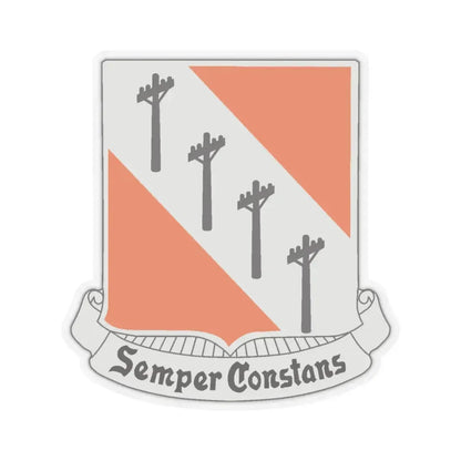 51 Signal Battalion (U.S. Army) STICKER Vinyl Kiss-Cut Decal 6 Inch Transparent - The Sticker Space