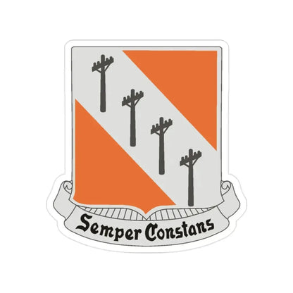 51 Signal Battalion (U.S. Army) Transparent STICKER Die-Cut Vinyl Decal 2 Inch - The Sticker Space